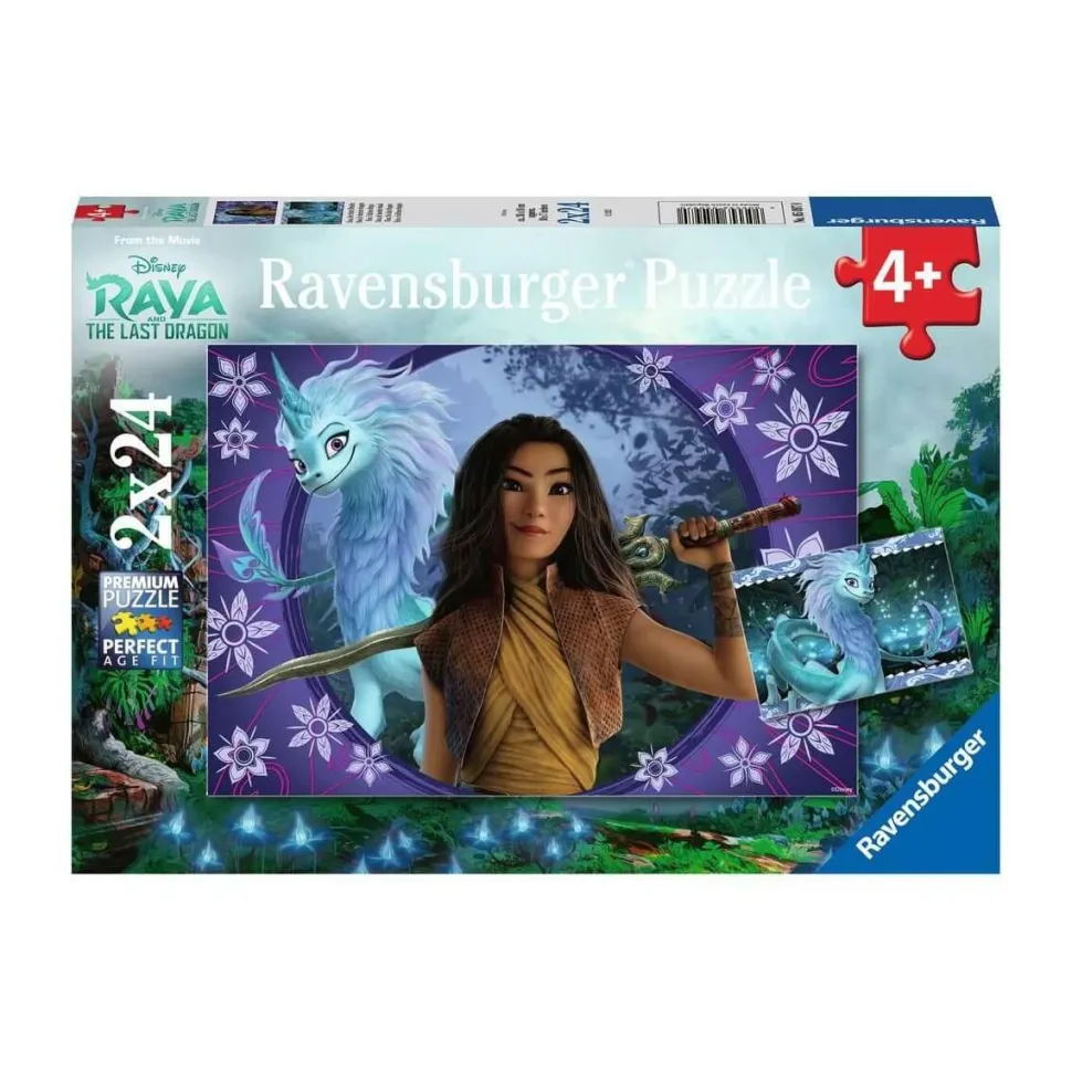 Puzzle 2 x 24 pièces : Sisu le dernier dragon - Ravensburger