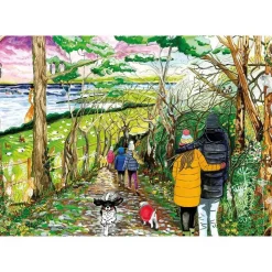 Puzzle 4 x 500 pièces : Une vie de chien - Gibsons