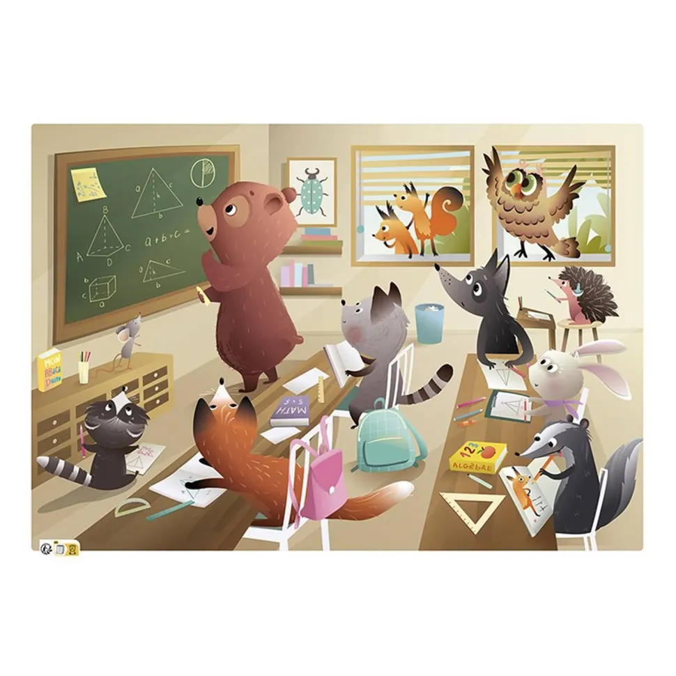 Puzzle 2 x 24 pièces - Vive l'Ecole - Sentosphère