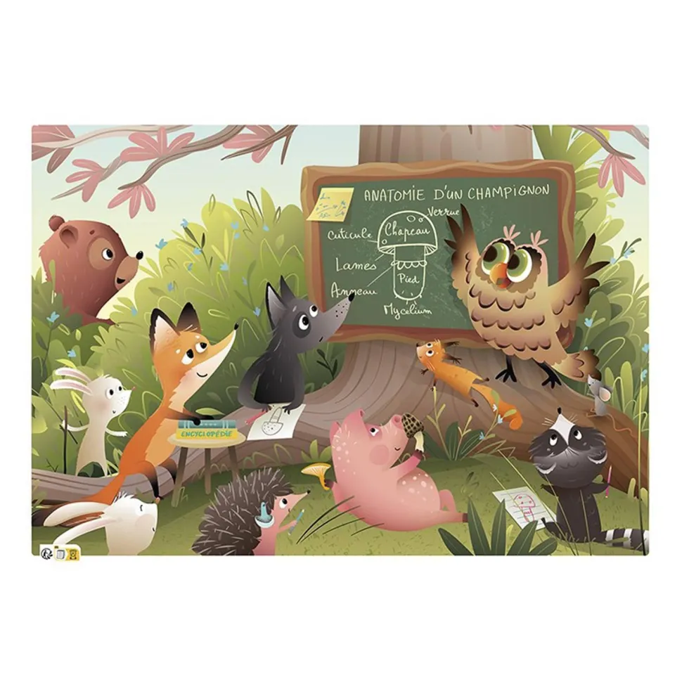 Puzzle 2 x 24 pièces - Vive l'Ecole - Sentosphère