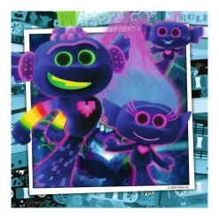 Puzzle 3 x 49 pièces Les trolls : Tournée mondiale - Ravensburger