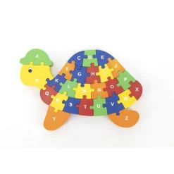 Puzzle Alphabet & Chiffres TORTUE FSC - Sapin Malin