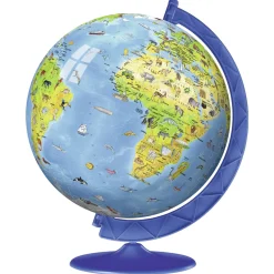 Puzzle Ball 3D 180 pièces : Globe terrestre - Ravensburger