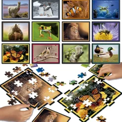 PUZZLE BATTLE 12 x 42 pièces : NATURE - Educa