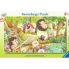Puzzle cadre 15 pièces : Les animaux du jardin - Ravensburger