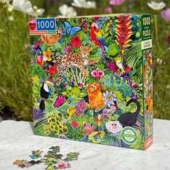 Puzzle carré 1000 pièces : La forêt Amazonienne - Eeboo
