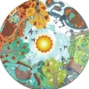 Puzzle circulaire 16 pièces : 4 saisons - Hape