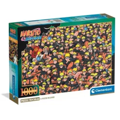 Puzzle Compact 1000 pièces : Impossible Naruto Shippuden - Clementoni