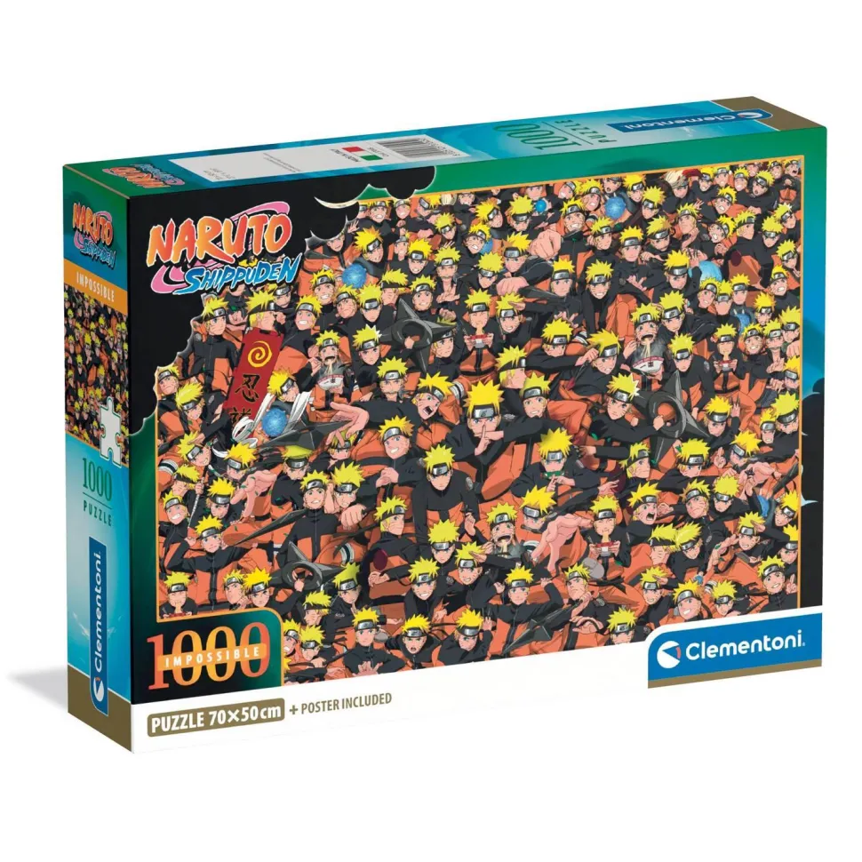 Puzzle Compact 1000 pièces : Impossible Naruto Shippuden - Clementoni