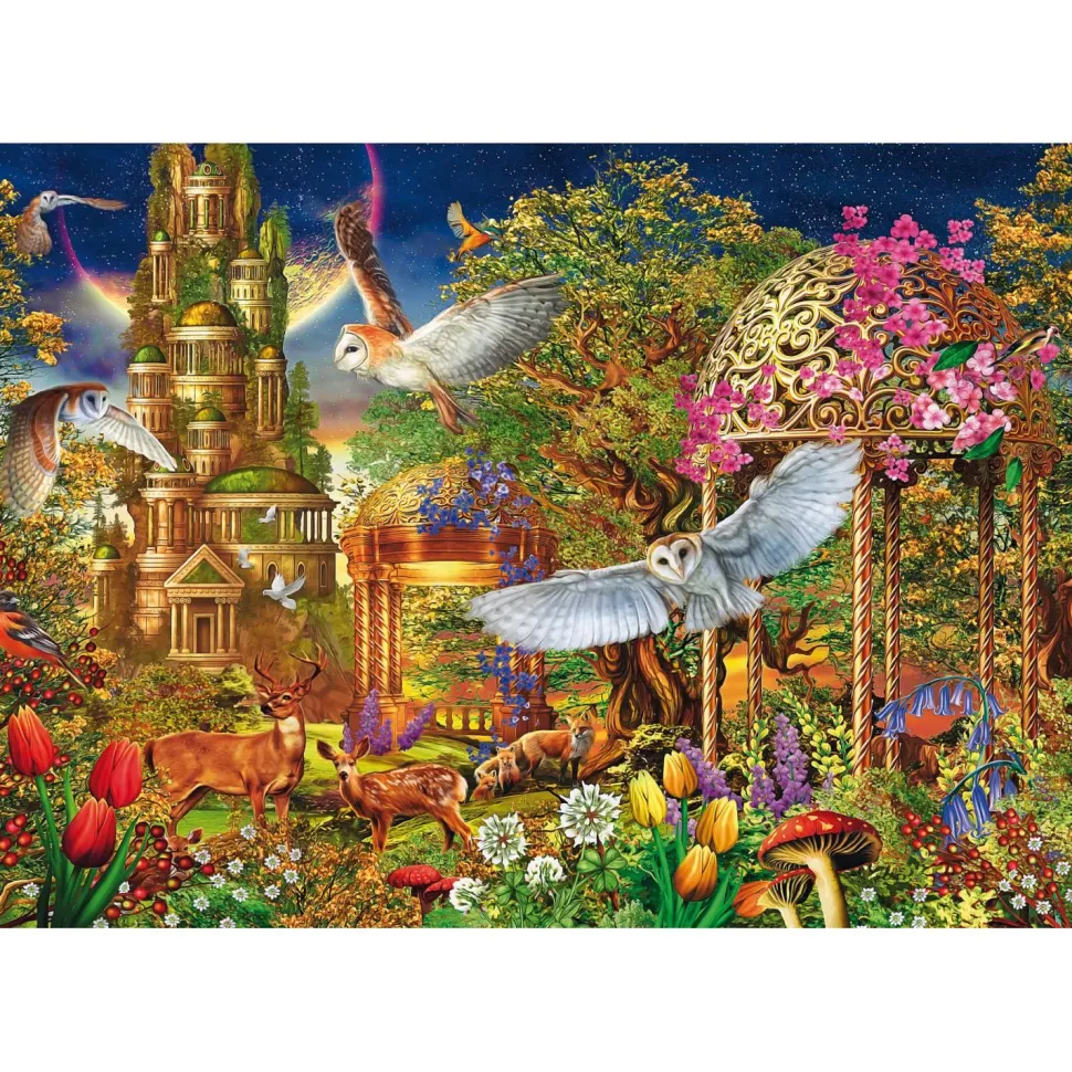 Puzzle Compact 1500 pièces : Jardin Fantastique Forestier - Clementoni