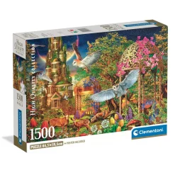 Puzzle Compact 1500 pièces : Jardin Fantastique Forestier - Clementoni