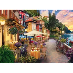 Puzzle Compact 500 pièces : Lac de Côme - Clementoni