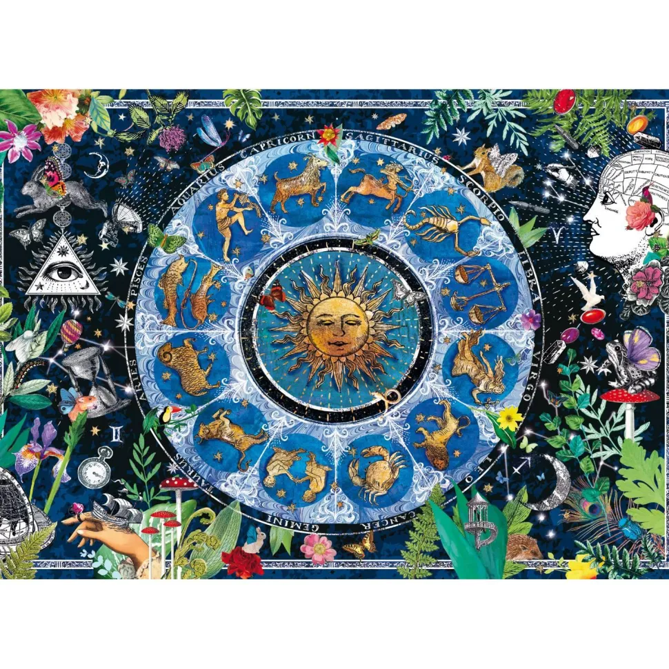 Puzzle Compact 1000 pièces : Thème Astrologique - Clementoni