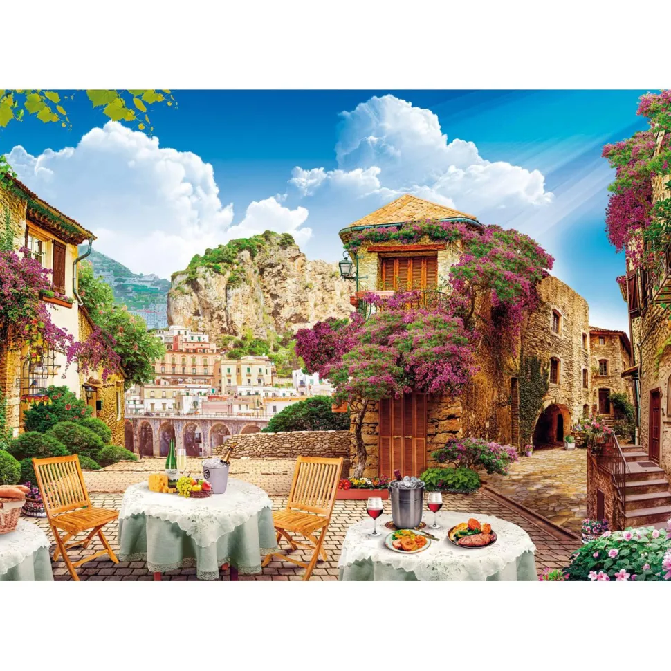 Puzzle Compact 1500 pièces : Vue italienne - Clementoni