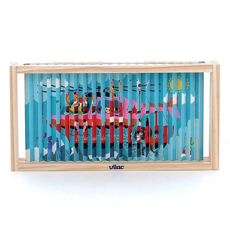 Puzzle 4D : Les transports - Vilac