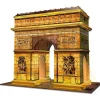 Puzzle 3D 216 pièces : Arc de Triomphe Illuminé - Ravensburger