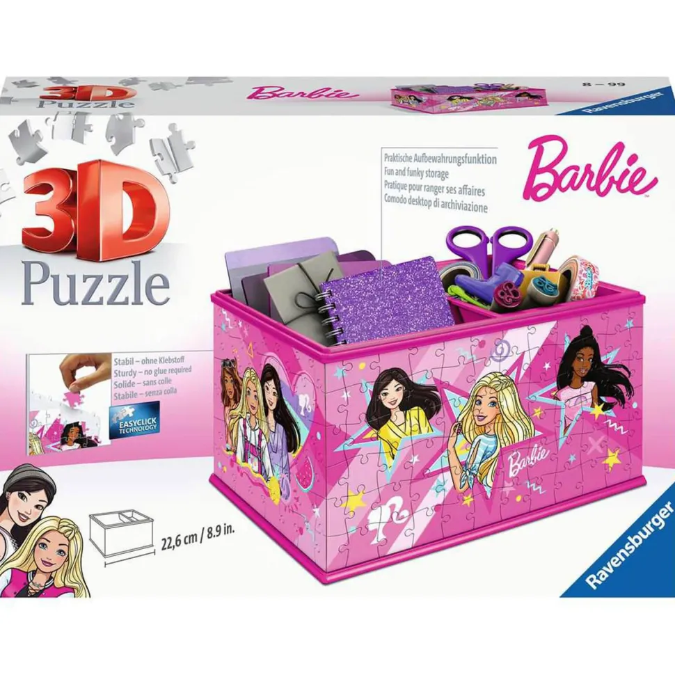 Puzzle 3D 216 pièces : Boite de rangement : Barbie - Ravensburger