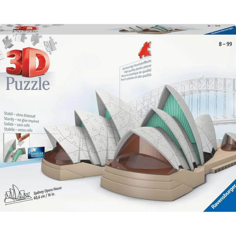 Puzzle 3D 216 pièces : Opéra de Sydney - Ravensburger
