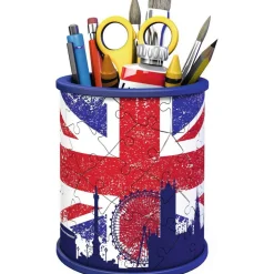 Puzzle 3D 54 pièces : Pot à crayons - Union Jack - Ravensburger