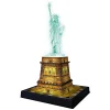 Puzzle 3D 108 pièces : Statue de la Liberté - Night Edition - Ravensburger