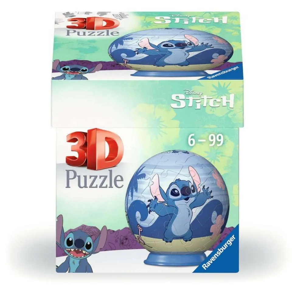 Puzzle 3D 54 pièces : Stitch - Ravensburger