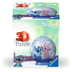 Puzzle 3D 54 pièces : Stitch & Angel - Ravensburger