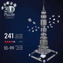 Puzzle 3D Iconics : Empire State Building illuminé - Ravensburger