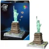 Puzzle 3D Iconics : Statue de la Liberté illuminée - Ravensburger