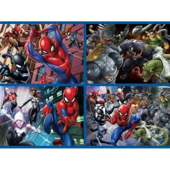 Puzzle de 50 à 150 pièces : 4 puzzles : Spiderman - Educa