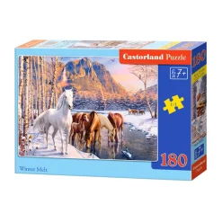 Puzzle de 180 pièces : La fonte hivernale - Castorland