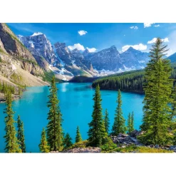 Puzzle de 500 pièces : Printemps au lac Moraine, Canada - Castorland