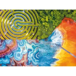 Puzzle de 500 pièces : Technologie Unlimited Fit : Labyrinthe de couleurs - Trefl Prime