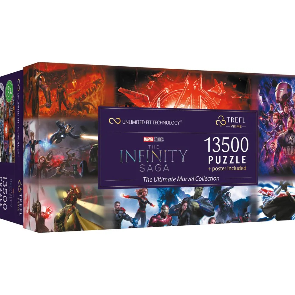 Puzzle de 13500 pièces : Unlimited Fit Technology : The Ultimate Marvel Collection - Trefl Prime