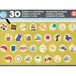 Puzzle d'observation 50 pièces : Détective puzzle : En Ville - Educa