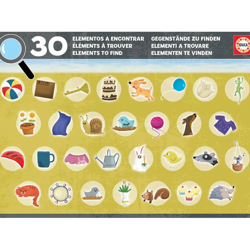 Puzzle d'observation 50 pièces : Détective puzzle : En Ville - Educa