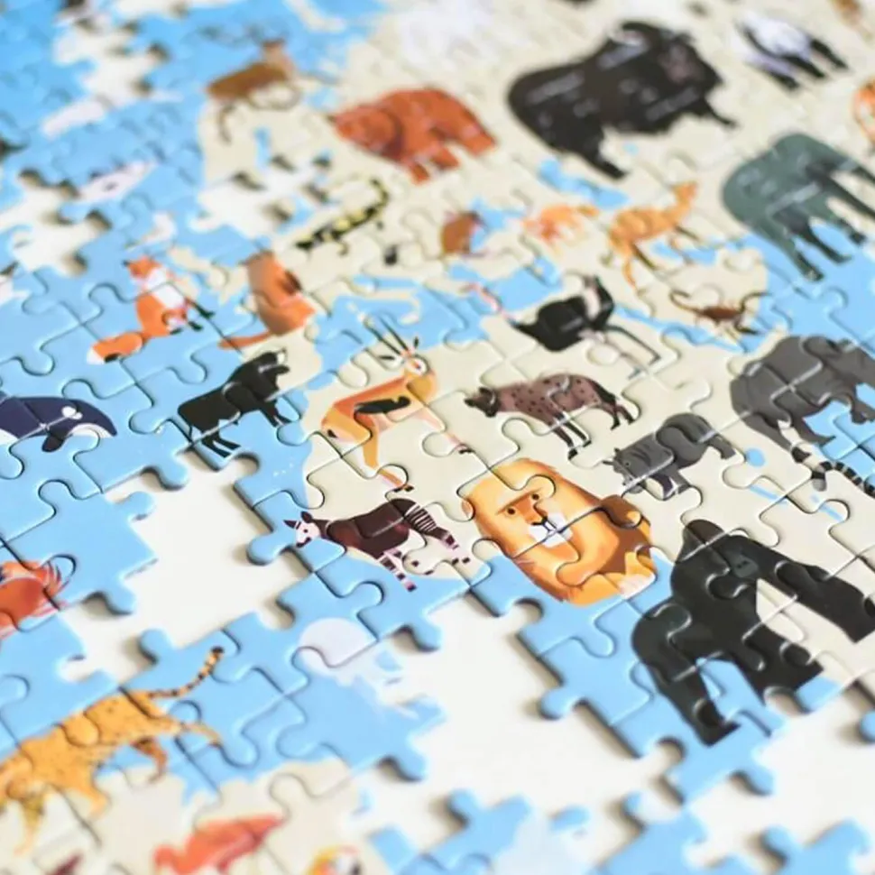 Puzzle éducatif 500 pièces : Animaux - Poppik