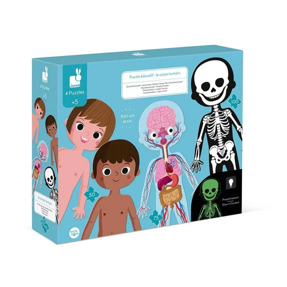 Puzzle éducatif géant : Le Corps Humain - Janod