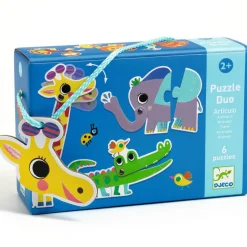 Puzzle Duo : Articulo Animaux - Djeco
