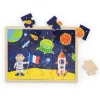 Puzzle en bois 24 pièces : L'espace - Asa Toys