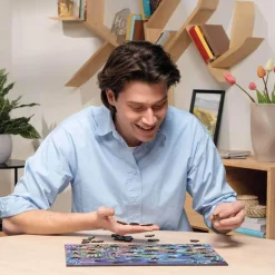 Puzzle en bois 500 pièces : Monde marin coloré - Ravensburger