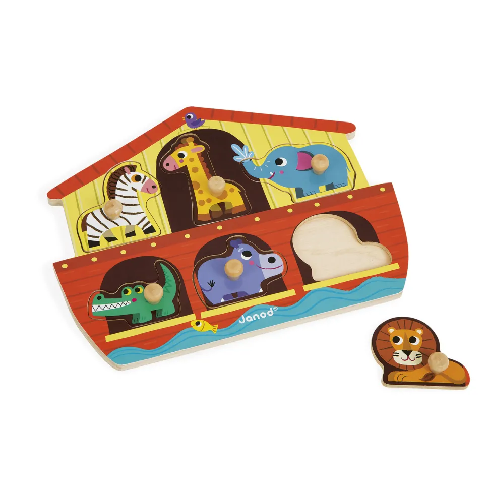 Puzzle encastrement en bois : Arche de Noé - Janod