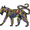 Puzzle forme 150 pièces : Puzz'art : Panther - Djeco