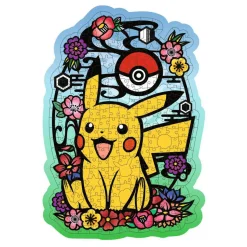 Puzzle forme 300 pièces en bois : Pikachu, Pokémon - Ravensburger