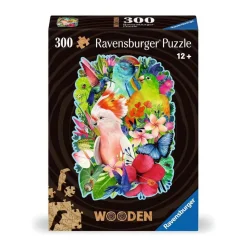 Puzzle forme 300 pièces en bois : Jolis oiseaux - Ravensburger