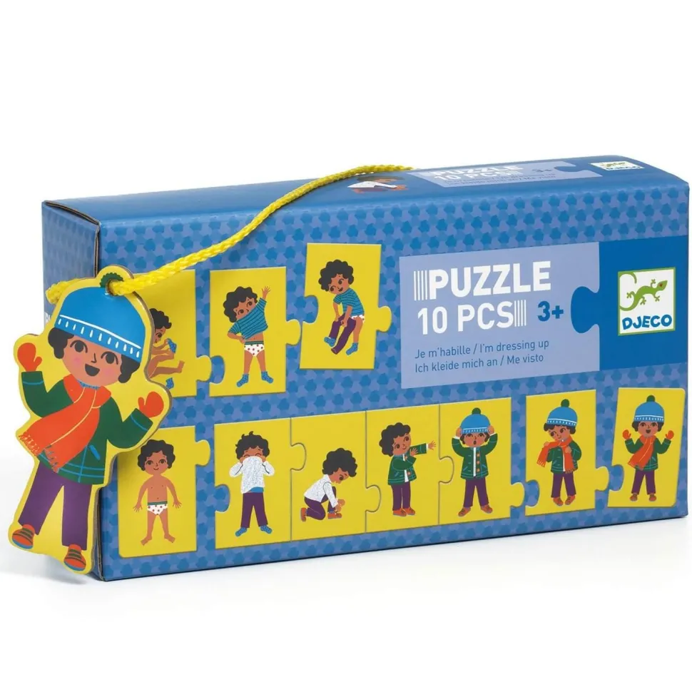 Puzzle frise : Je m'habille - Djeco
