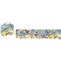 Puzzle frise 36 pièces : Les Animaux Marins - Janod