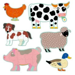 Puzzle géant : Honoré & ses amis - Djeco