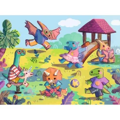Puzzle Géant 24 pièces : La récréation des dinosaures - Ravensburger