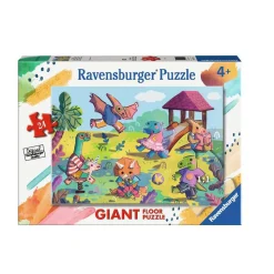 Puzzle Géant 24 pièces : La récréation des dinosaures - Ravensburger