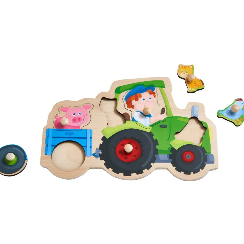 Puzzle Jolie balade en tracteur - Haba